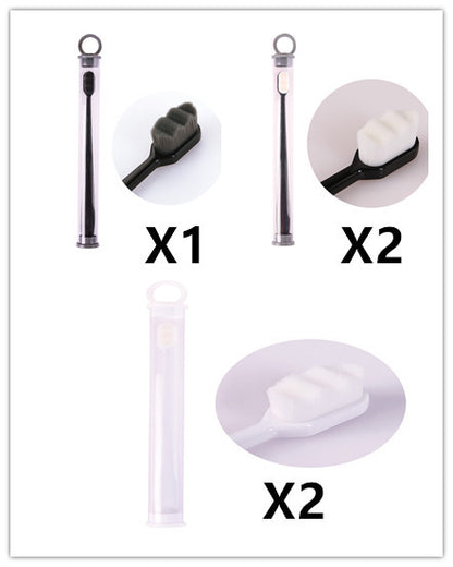 Ultra-Soft Toothbrush: Deep Clean, Portable Oral Care for Travel