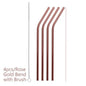 Reusable Stainless Steel Straws: Colorful and Eco-Friendly