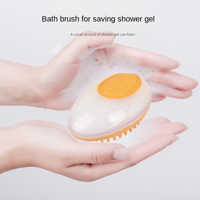 2-in-1 Pet Spa Brush: Soft Silicone Massage Comb for Easy Dog & Cat Grooming