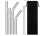 Reusable Stainless Steel Straws: Colorful and Eco-Friendly