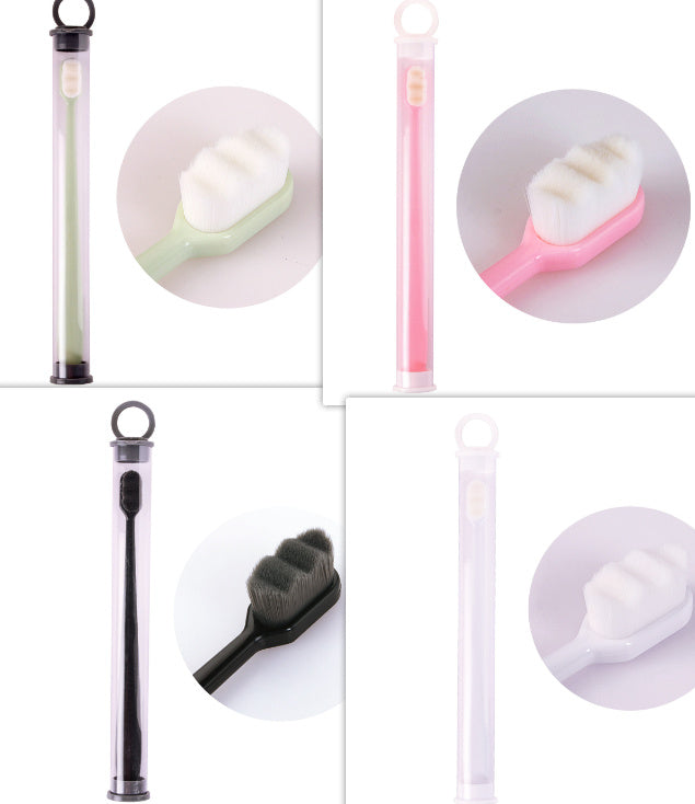 Ultra-Soft Toothbrush: Deep Clean, Portable Oral Care for Travel