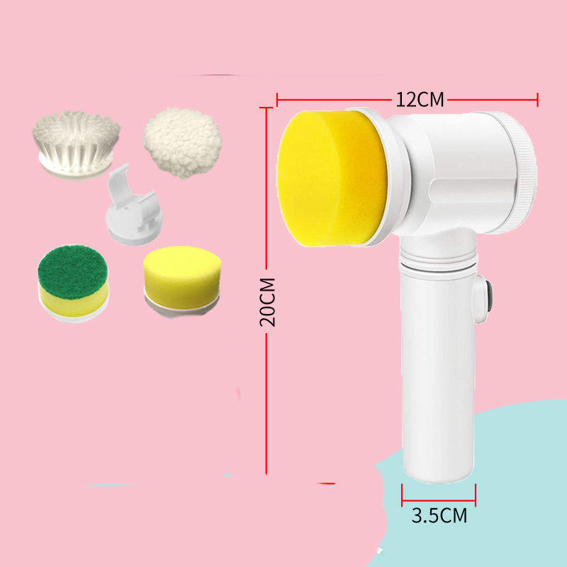 Multifunctional Electric Scrubber: Rechargeable Brush for Kitchen Cleaning