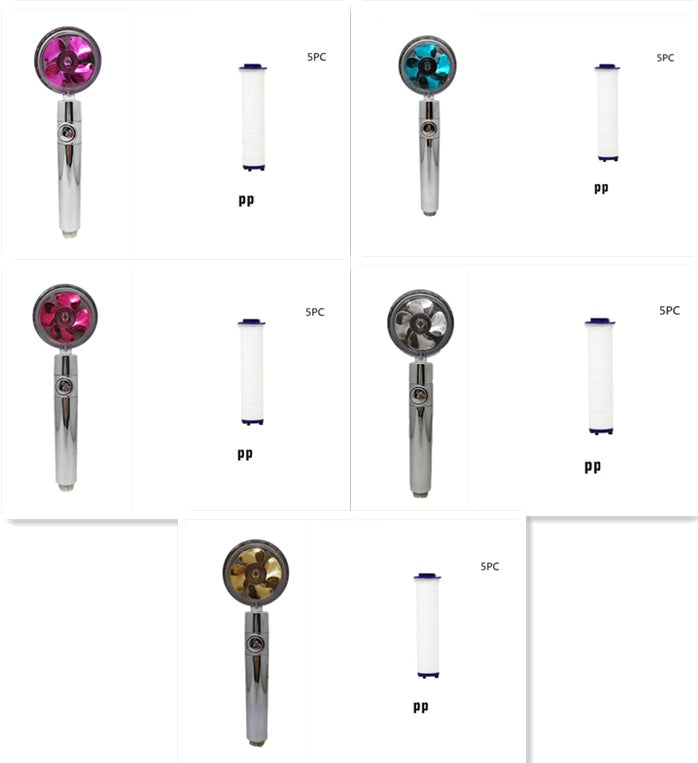 360° Rotating Shower Head: High-Pressure Water Saving