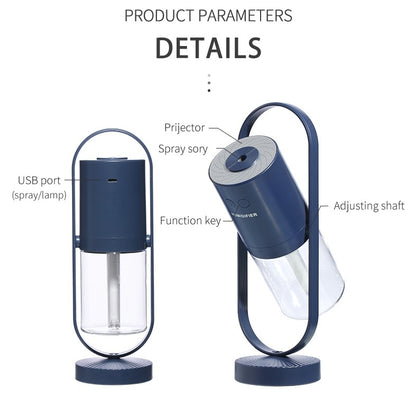 USB Air Humidifier with Night Light: Perfect for Home & Office