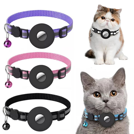 Reflective Waterproof AirTag Holder for Pets - Protective Collar Case for Dogs & Cats