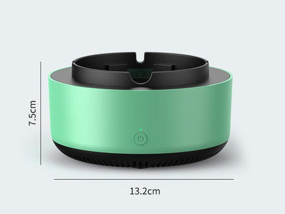 Portable Car Ashtray with Smoke Removal Air Purifier - Anion Filtration for Fresh Air