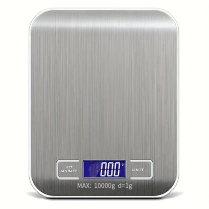 Weluvfit Digital Kitchen Scale: High Precision, Waterproof, Stainless Steel Surface for Cooking and Baking