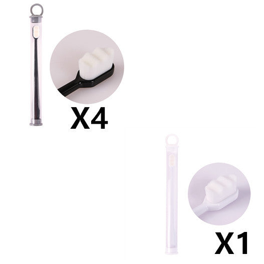 Ultra-Soft Toothbrush: Deep Clean, Portable Oral Care for Travel