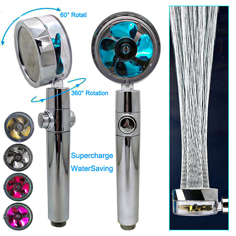 360° Rotating Shower Head: High-Pressure Water Saving