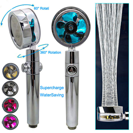 360° Rotating Shower Head: High-Pressure Water Saving