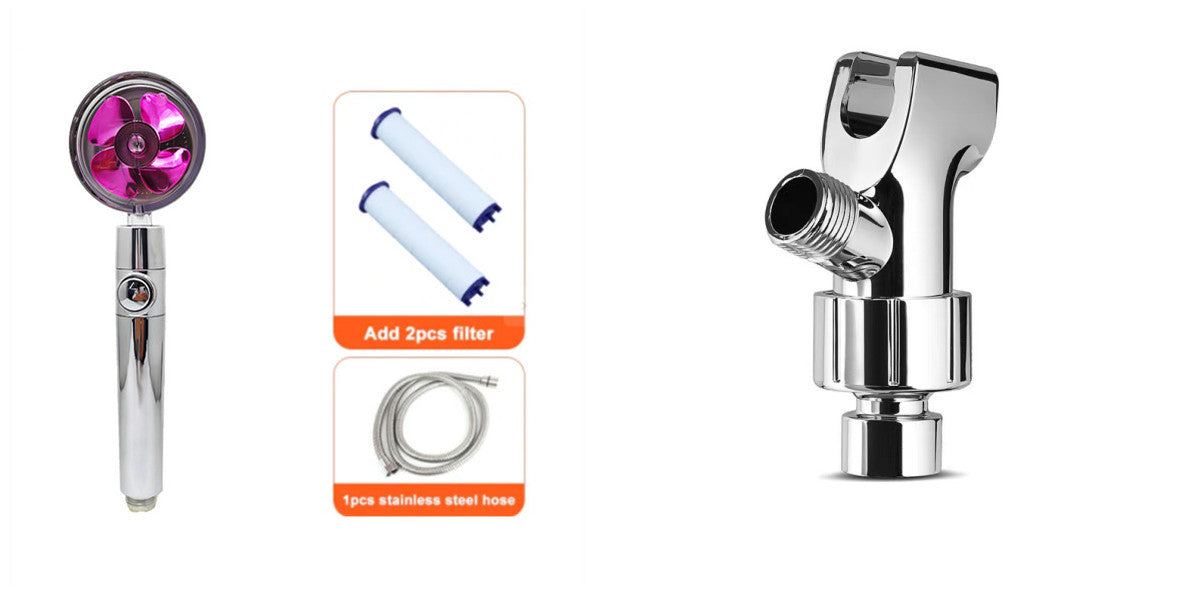 360° Rotating Shower Head: High-Pressure Water Saving