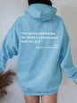Trendy Unisex Hoodie: Uplifting Message, Kangaroo Pocket, Drawstring, Plush & Comfy