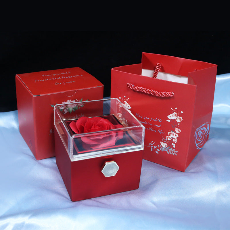 Rotating Rose Gift Box: Perfect Valentine's Day Surprise