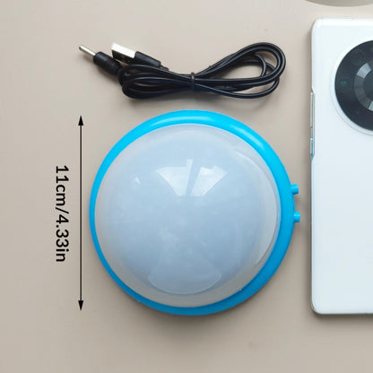 Spaceship-Shaped Star Projection Lamp: 8 Color Modes, USB or Battery Powered