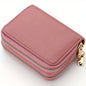 Stylish Womens Double Zipper Wallet - Compact Short Card Holder with Large Capacity, Practical Coin Purse for Everyday Use