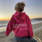 Trendy Unisex Hoodie: Uplifting Message, Kangaroo Pocket, Drawstring, Plush & Comfy