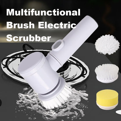 Multifunctional Electric Scrubber: Rechargeable Brush for Kitchen Cleaning