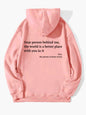 Trendy Unisex Hoodie: Uplifting Message, Kangaroo Pocket, Drawstring, Plush & Comfy