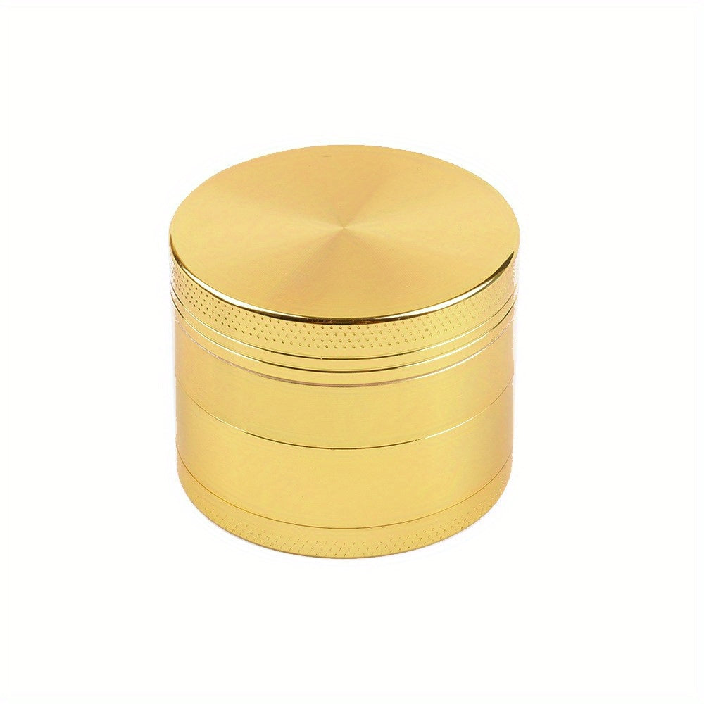 Four-Layer Aluminum Tobacco Grinder: Herb Grinder for Smoking Accessories"