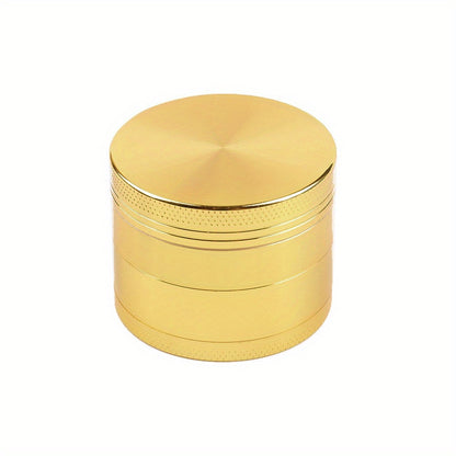 Four-Layer Aluminum Tobacco Grinder: Herb Grinder for Smoking Accessories"