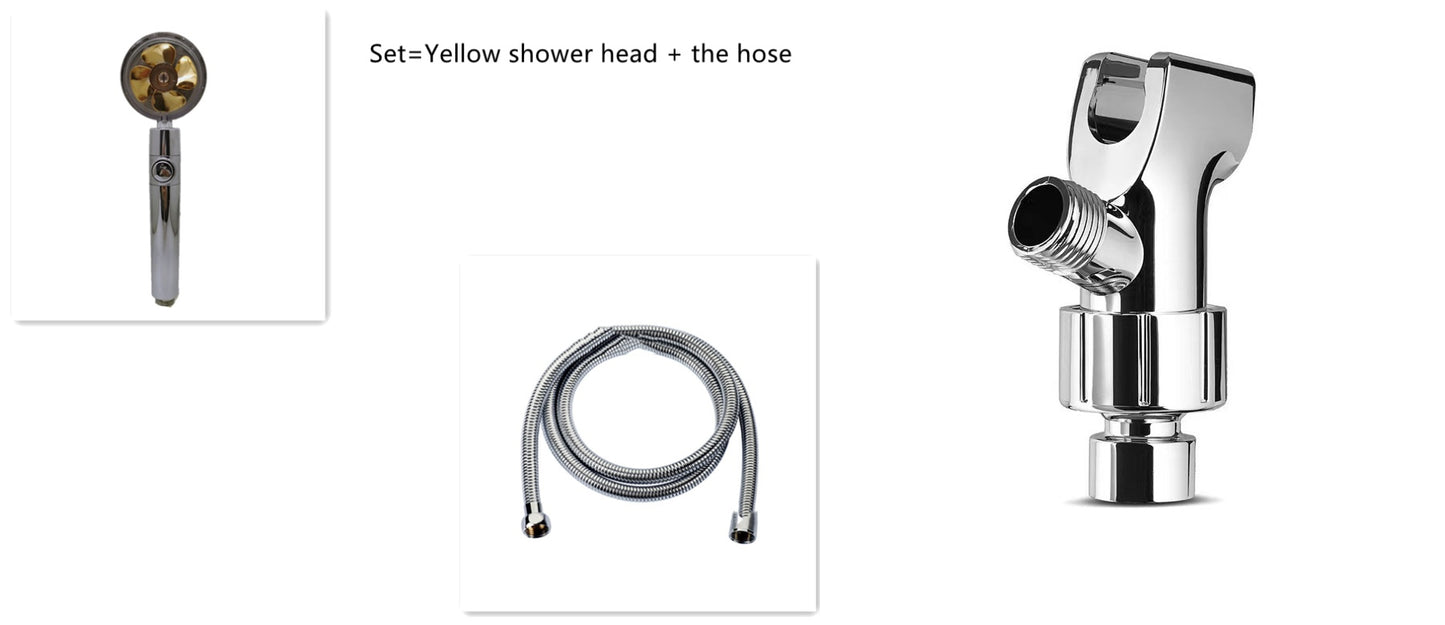 360° Rotating Shower Head: High-Pressure Water Saving