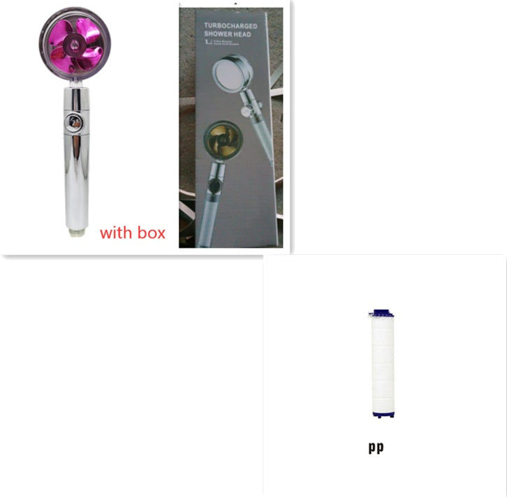 360° Rotating Shower Head: High-Pressure Water Saving