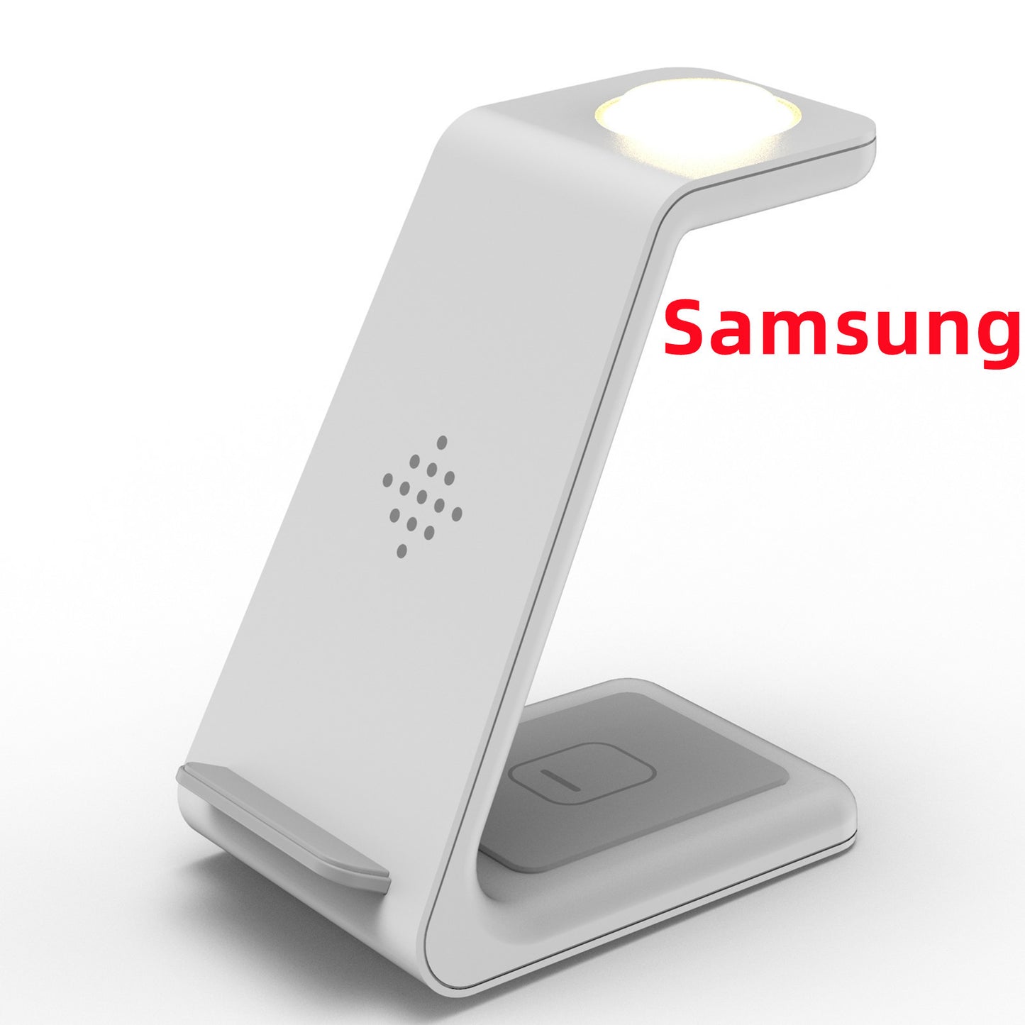 3-in-1 Fast Wireless Charging Station: Quick Charge Dock & Phone Holder Stand