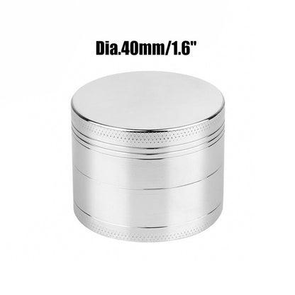 Four-Layer Aluminum Tobacco Grinder: Herb Grinder for Smoking Accessories"