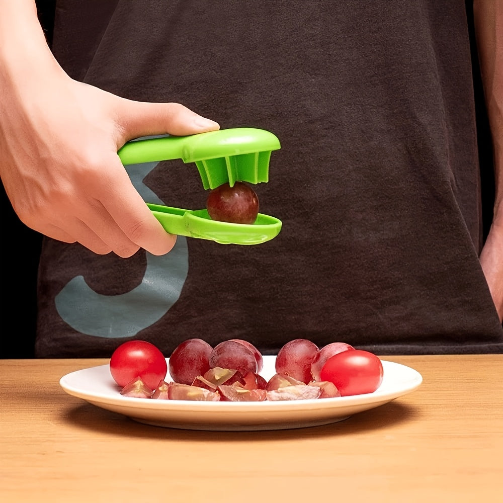 Portable Fruit Cutter: Safe, Ergonomic, Dishwasher-Friendly | Perfect for Small Fruits