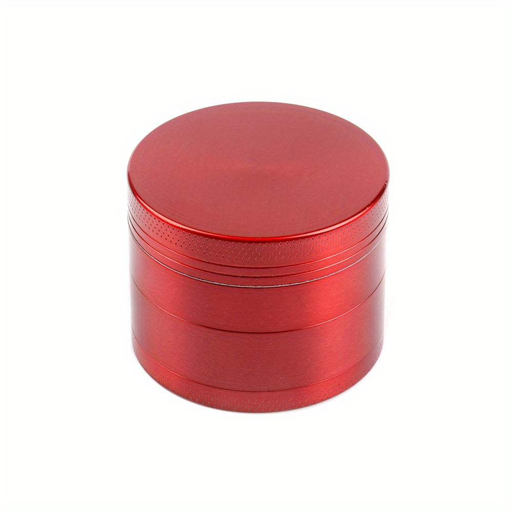 Four-Layer Aluminum Tobacco Grinder: Herb Grinder for Smoking Accessories"