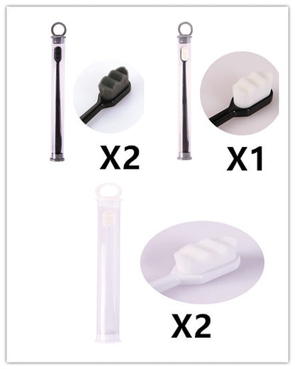 Ultra-Soft Toothbrush: Deep Clean, Portable Oral Care for Travel