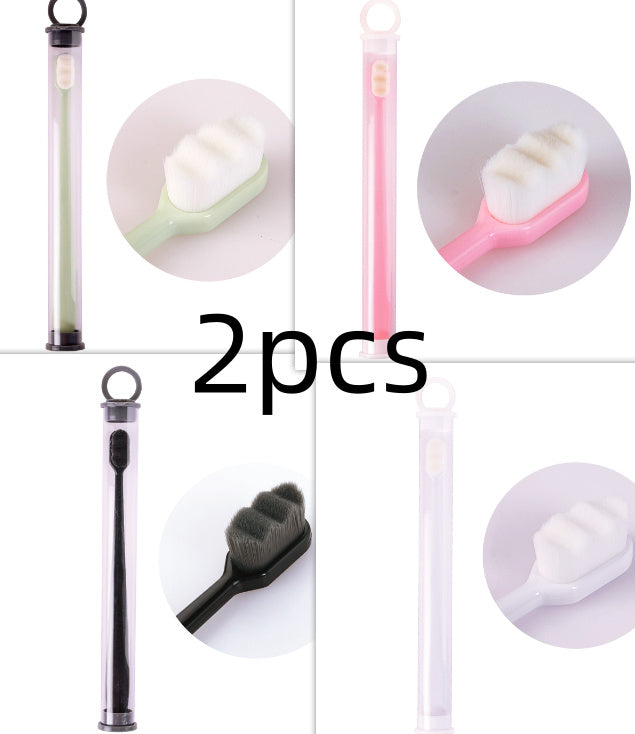 Ultra-Soft Toothbrush: Deep Clean, Portable Oral Care for Travel