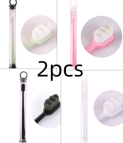 Ultra-Soft Toothbrush: Deep Clean, Portable Oral Care for Travel