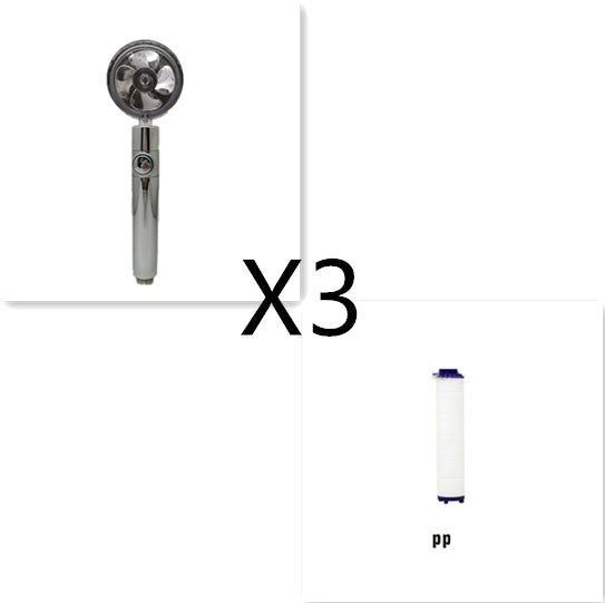 360° Rotating Shower Head: High-Pressure Water Saving