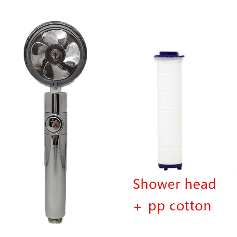 360° Rotating Shower Head: High-Pressure Water Saving
