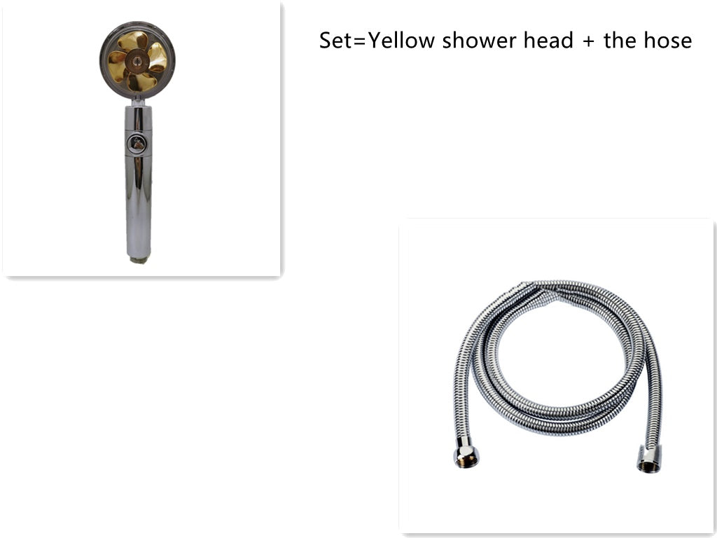 360° Rotating Shower Head: High-Pressure Water Saving