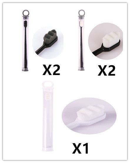 Ultra-Soft Toothbrush: Deep Clean, Portable Oral Care for Travel