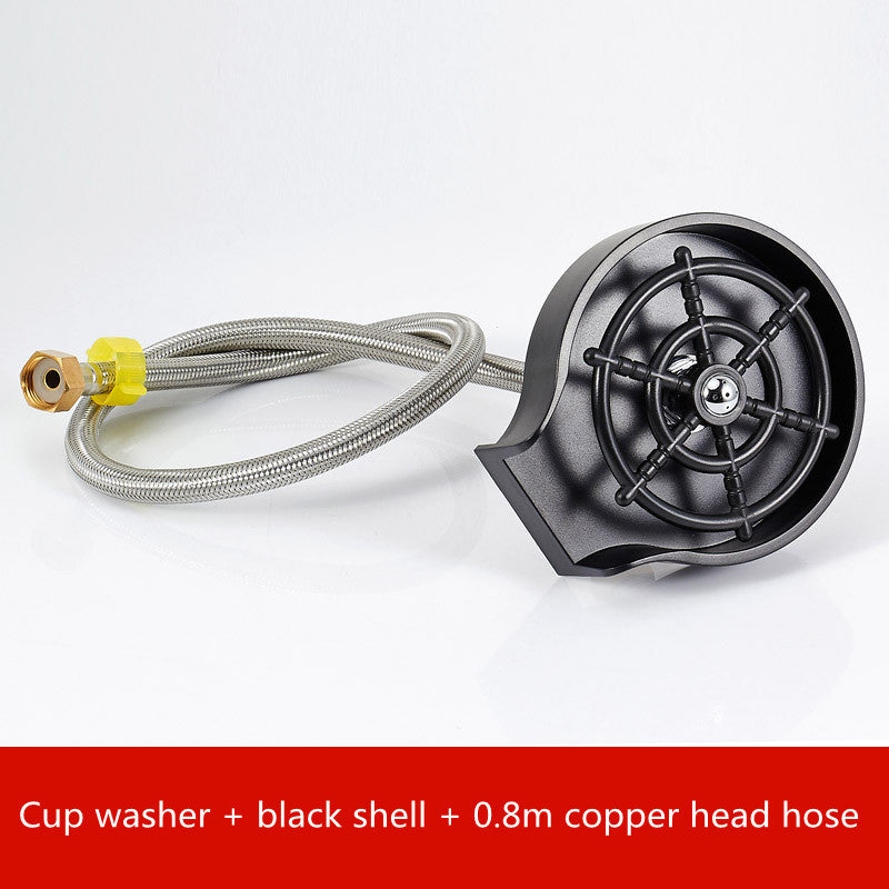 Automatic Bar Cup Washer: High-Pressure Spray for Kitchens