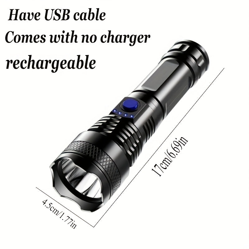 Rechargeable Handheld Flashlight: Powerful LED Light for Outdoor Adventures