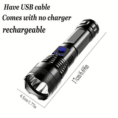 Rechargeable Handheld Flashlight: Powerful LED Light for Outdoor Adventures